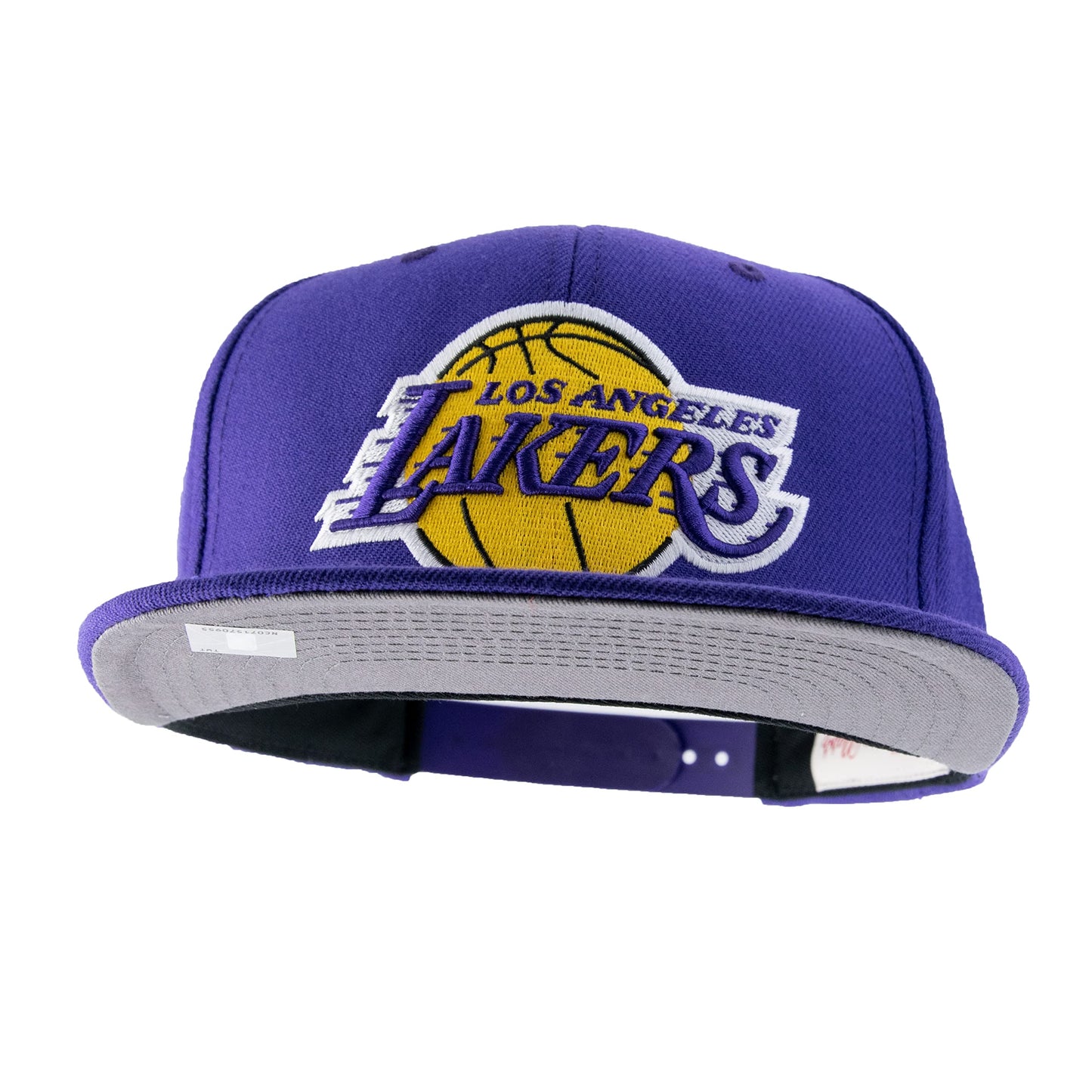 Mitchell & Ness Los Angeles Lakers Purple Team Ground 2.0 Snapback Cap Kappe Basecap