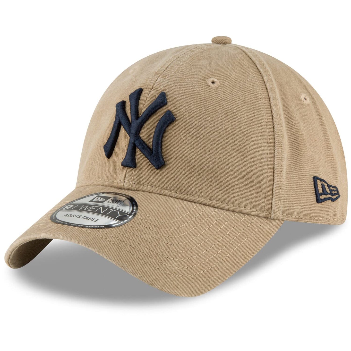 New Era MLB Khaki Core Classic 9TWENTY Adjustable Hat Cap One Size Fits All