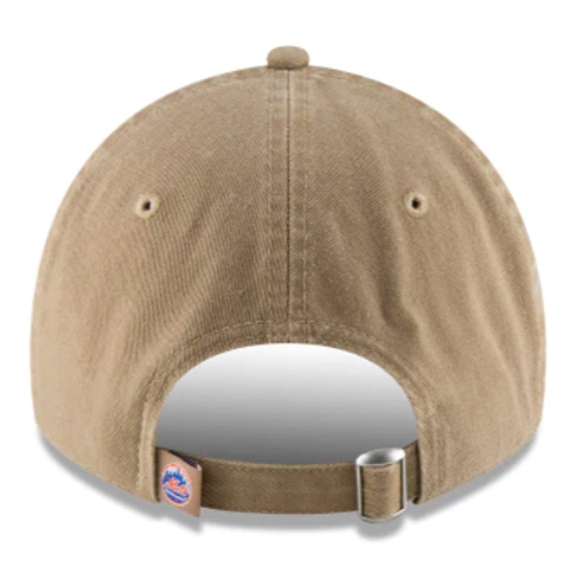 New Era New York Mets Core Classic Khaki 9TWENTY Adjustable Hat : OSFM