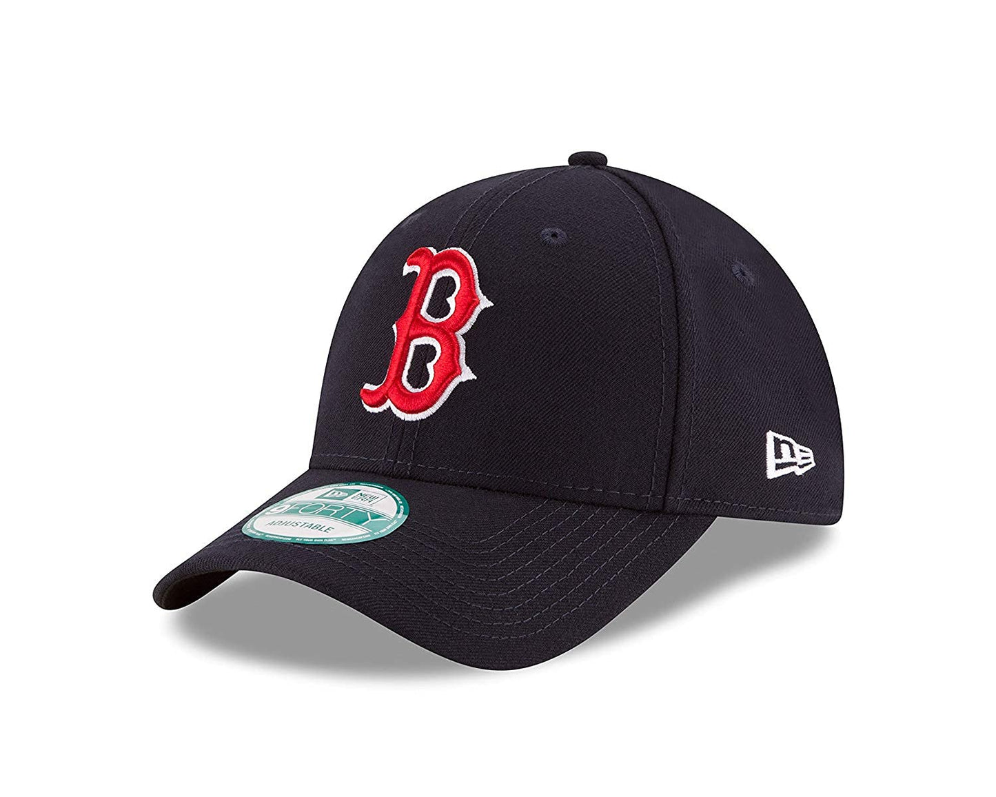 New Era Authentic 9Forty Adjustable Hat Dad Hat Velcro Closure- OSFM (Red Sox Boston) Black