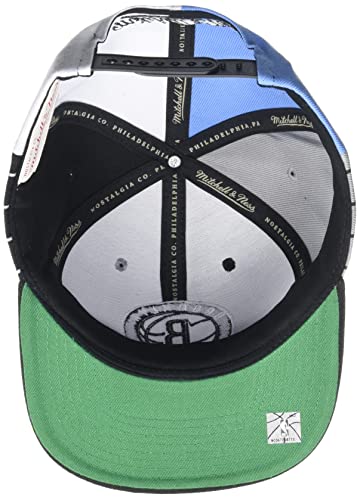 Mitchell & Ness Snapback Cap NBA What The Pinstripe Brooklyn Nets, multicoloured