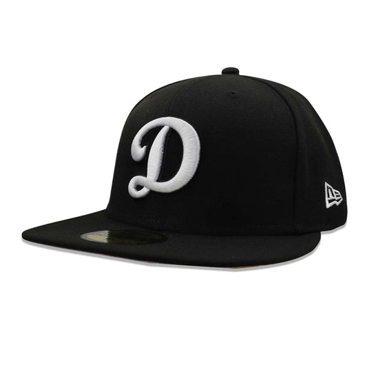 100% Authentic NWT, Los Angeles LA D Dodgers Black Hat, White Logo Very Rare Limited 95fifty Fitted Hat