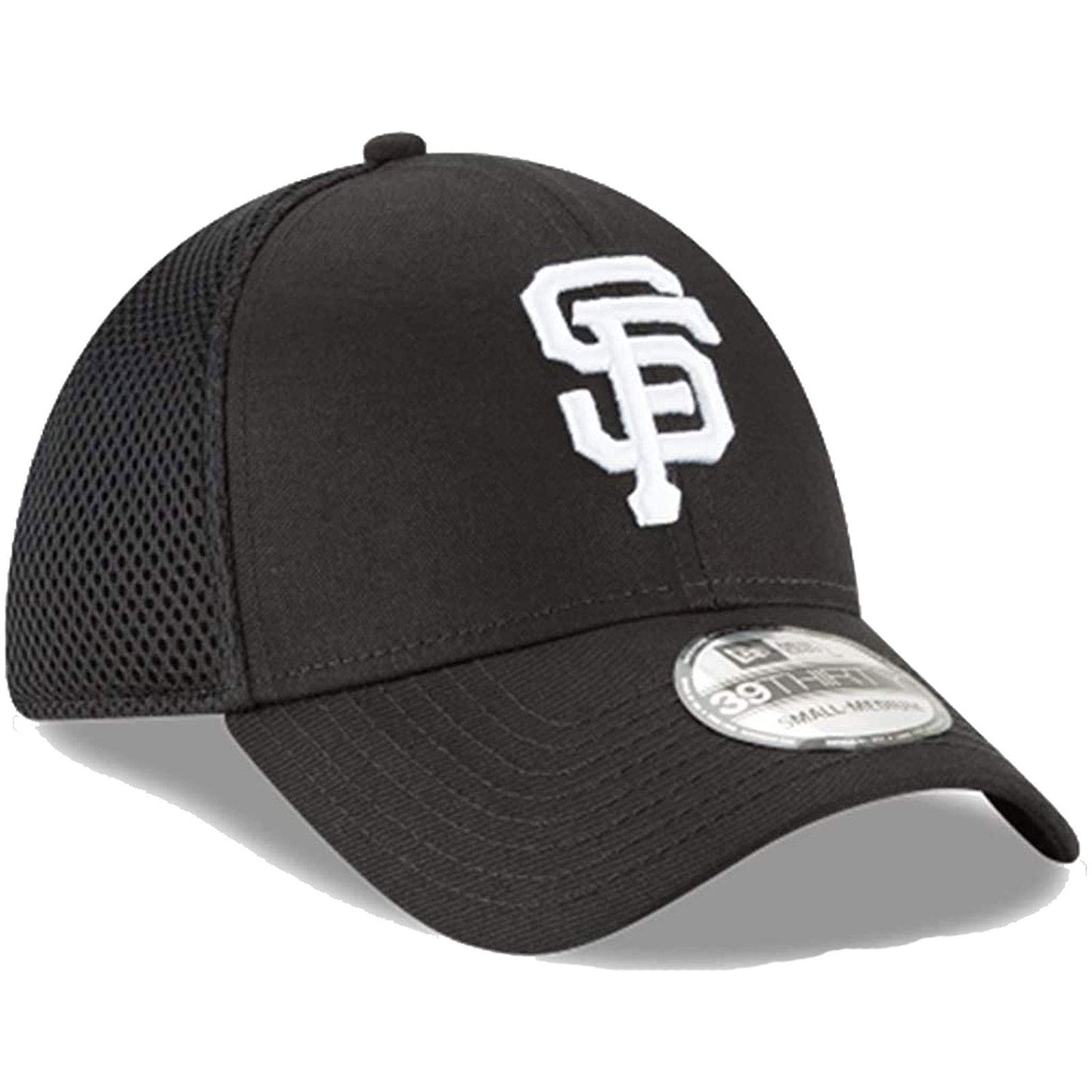 New Era Authentic San Francisco Giants Black Neo 39THIRTY Flex Hat (M/L) - M/L