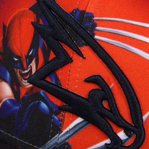NBA New Era Atlanta Hawks Marvel Hero 9FIFTY Snapback Hat - Navy Blue/Red