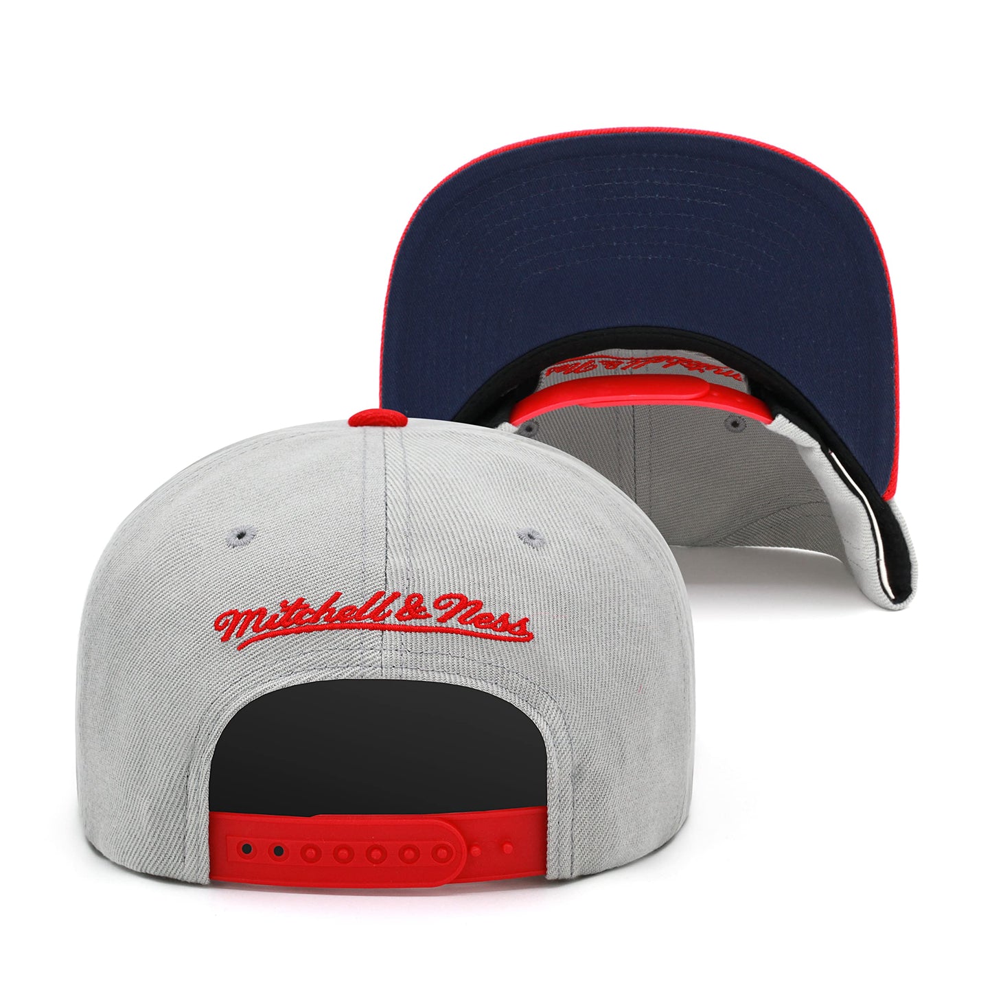 Mitchell & Ness Retro Snapback Hat Adjustable Cap - Natural Off White Logo/Hardwood Classics/Throwback