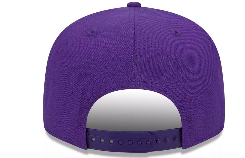 New Era Mens Los Angeles Lakers Paisley 9fifty Snapback Adjustable Baseball Hat Cap - Purple