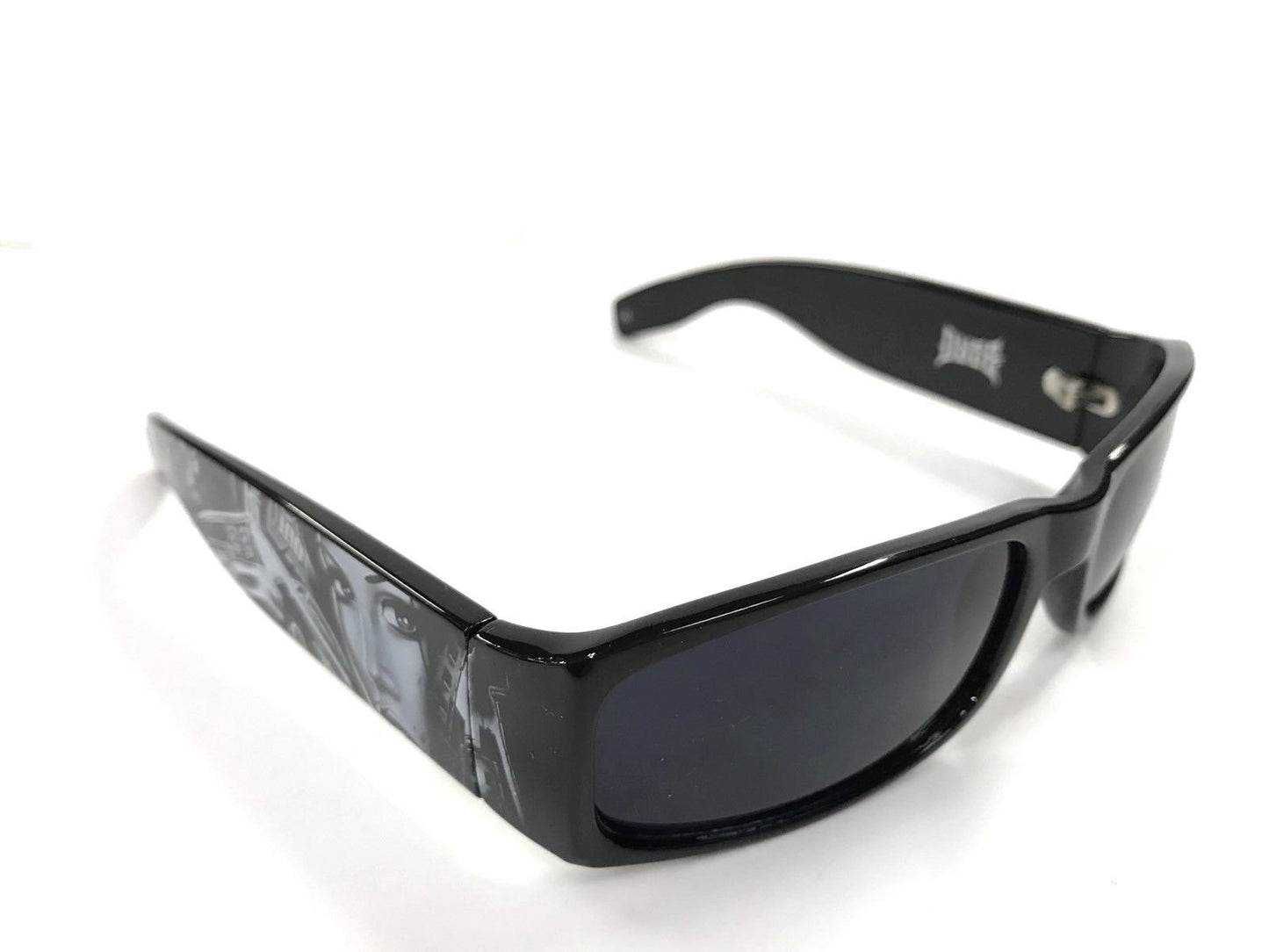 Dyse One Shades Impala Money Skull Smiley Black Sunglasses California Lowrider Style