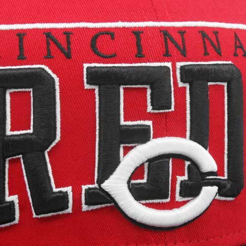 MLB New Era Cincinnati Reds Red-Black 9FIFTY Le Arch Snapback Adjustable Hat