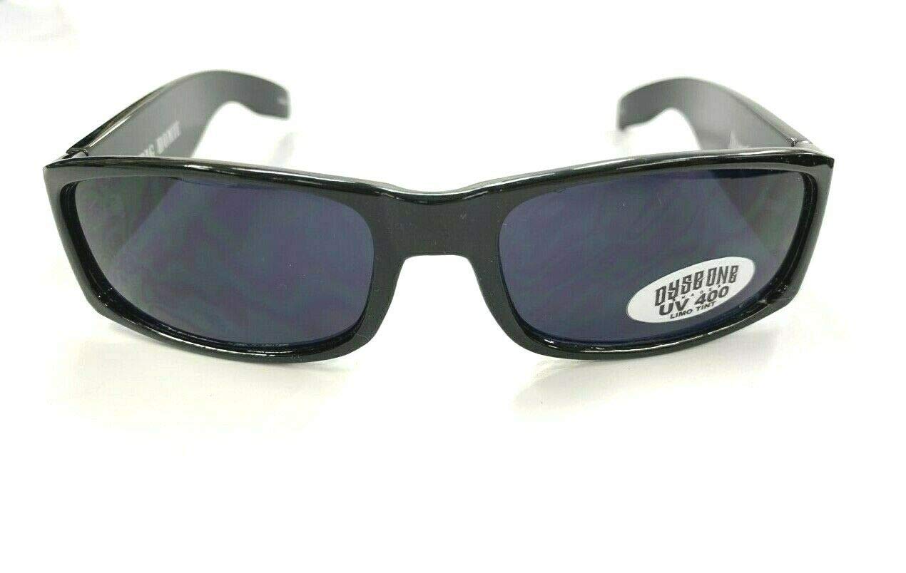 DYSE ONE Authentic Shades Black Muerte Skull Roses Sunglasses California Lowrider Locs Style