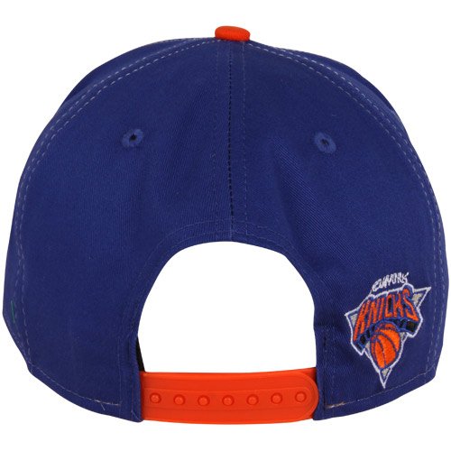 New Era New York Knicks Marvel Hero 9Fifty Snapback Hat Royal BlueOrange
