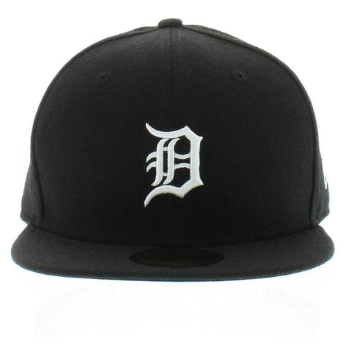 Detroit Tigers Black & White 59fifty - Size - 6 7/8