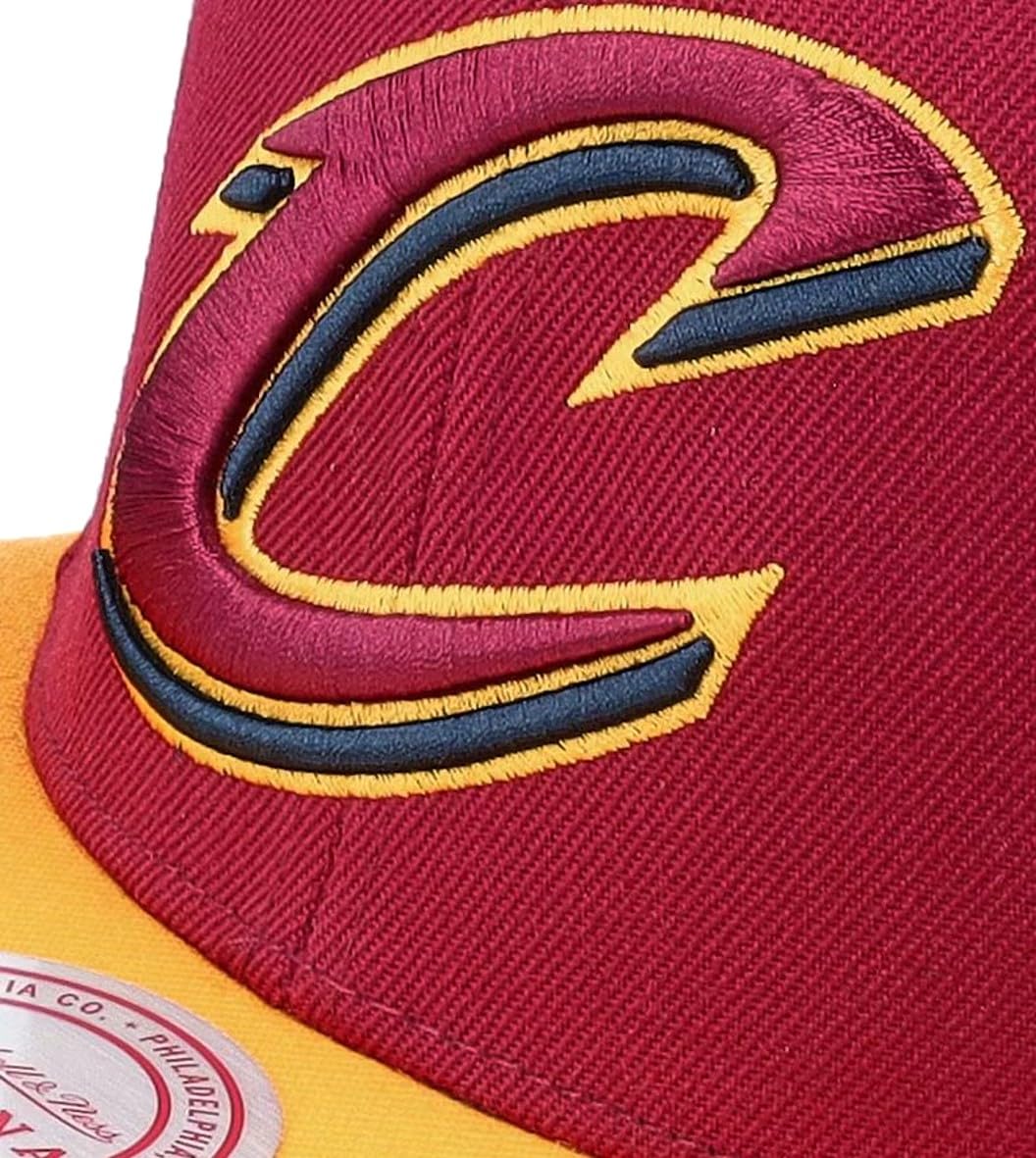 Mitchell & Ness Cleveland Cavaliers Core Basic Snapback Adjustable Hat Cap - Team Colors