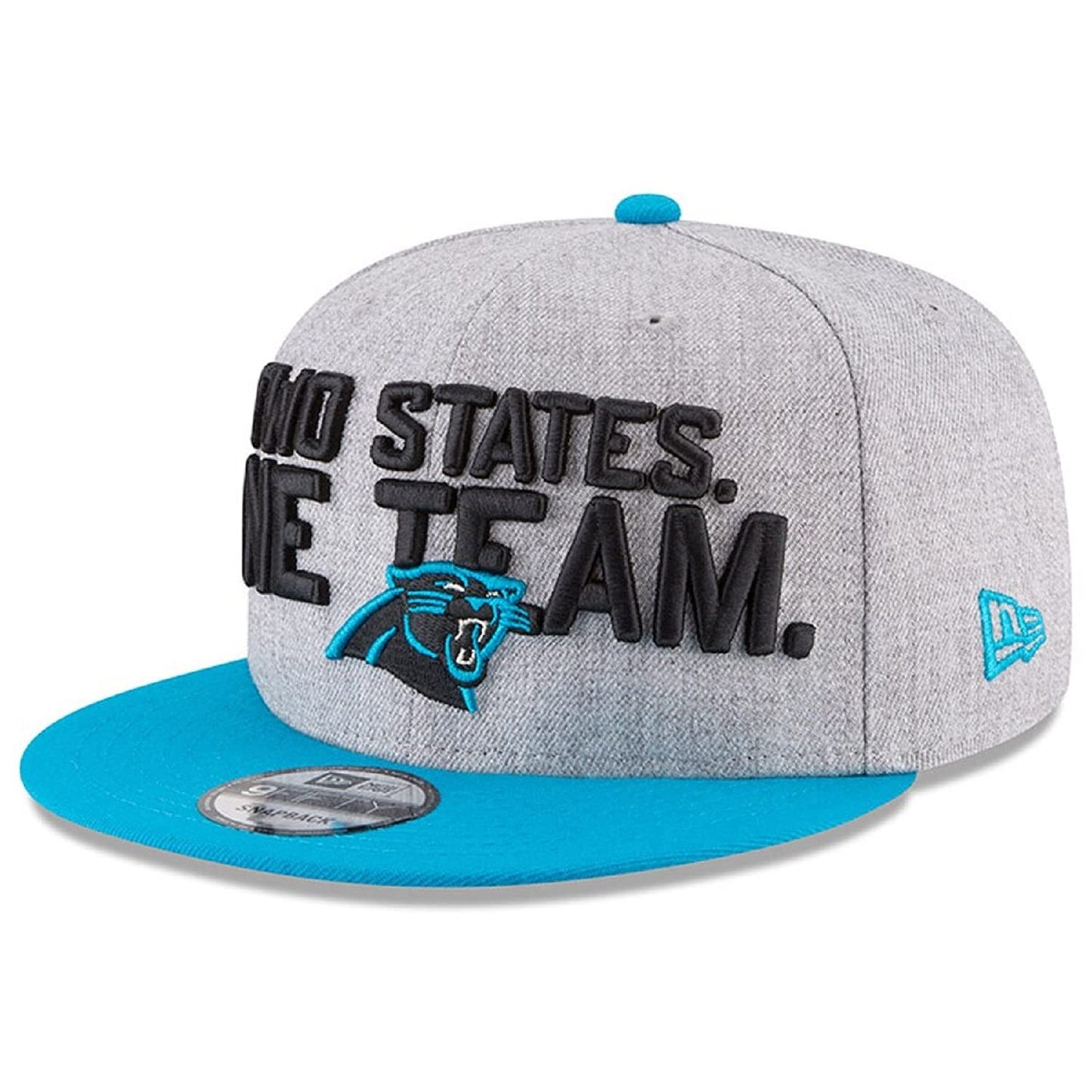 New Era Authentic Exclusive Panthers 9Fifty Snapback /9Twenty/MVP/9Forty Adjustable Hat - OSFM (Heather Gray)
