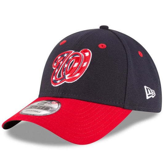 Washington Nationals New Era The League Alternate 4 9FORTY Adjustable Hat Navy/Red
