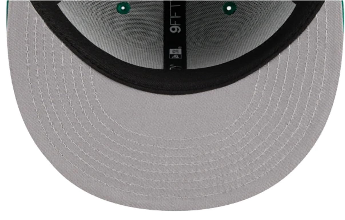 New Era Mens Draft 2023 9fifty Snapback Hat Cap (US, Alpha, One Size, Green, Boston Celtics)