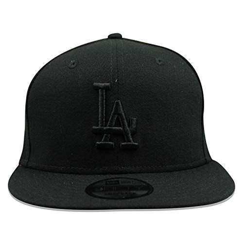 New Era 9Fifty Hat Los Angeles Dodgers Basic Black/Black Snapback Adjustable Cap