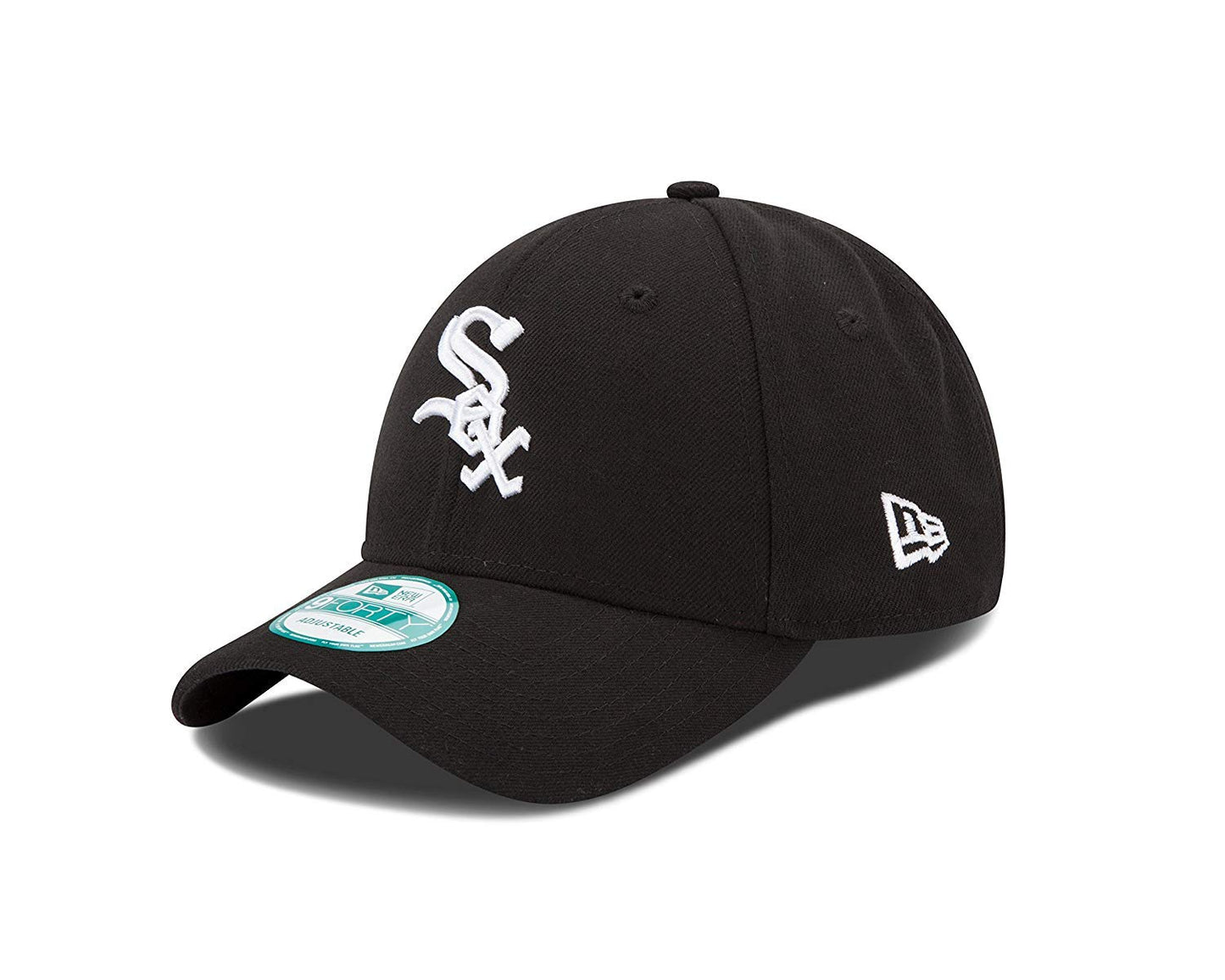 New Era Authentic 9Forty Adjustable Hat Dad Hat Velcro Closure- OSFM (White Sox Chicago), Black