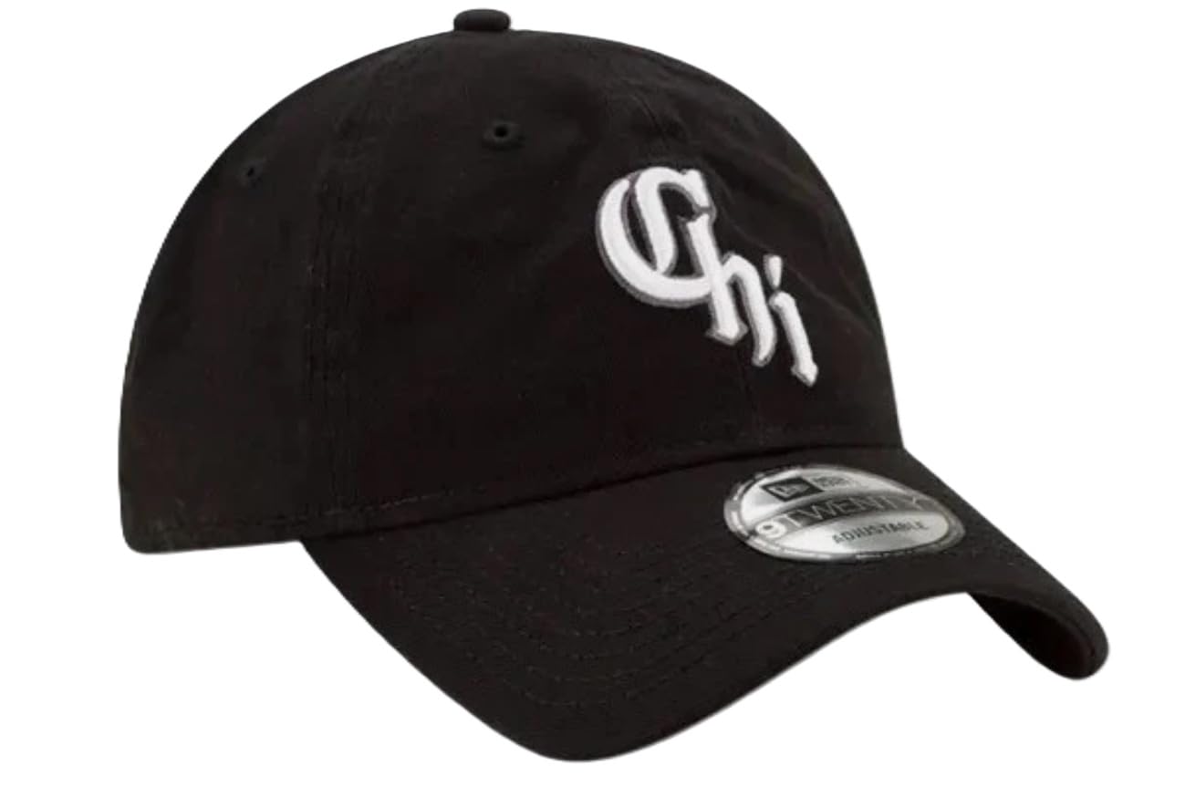 Adjustable Black Chicago White Sox 9TWENTY Cap by New Era