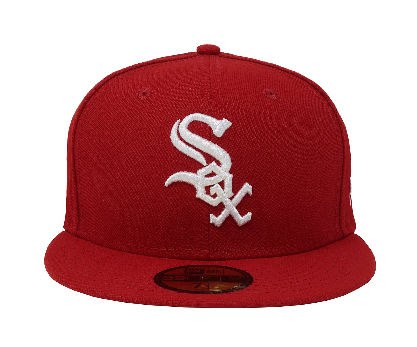 New Era White Sox mlbbasic Red/White Fitted Men's Hat 11591166 (8)