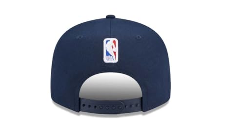 New Era Mens Draft 2023 9fifty Snapback Hat Cap (US, Alpha, One Size, Navy, Denver Nuggets)