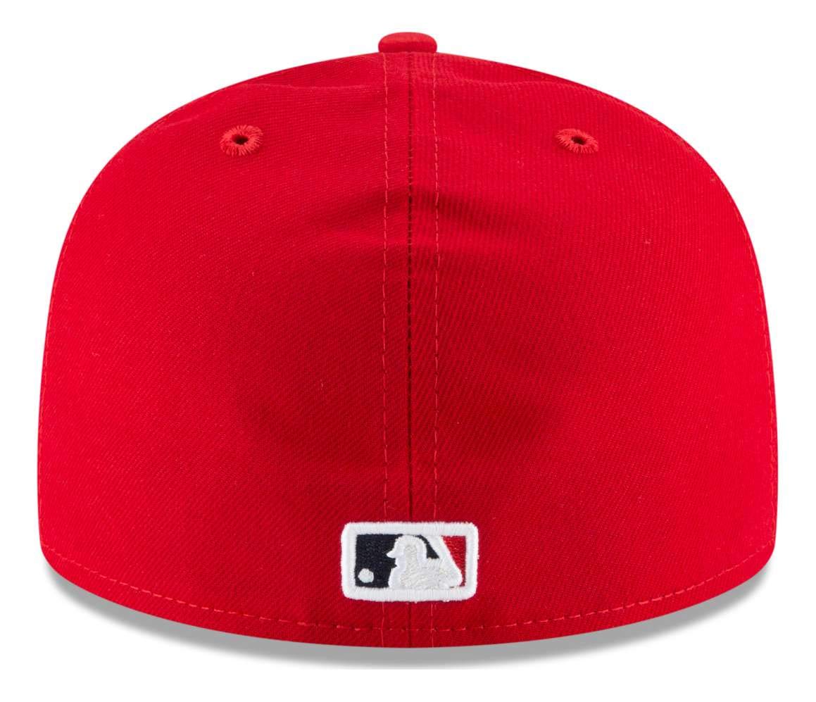 New Era Anaheim Angels Fitted 59Fifty On-Field Red Cap Hat