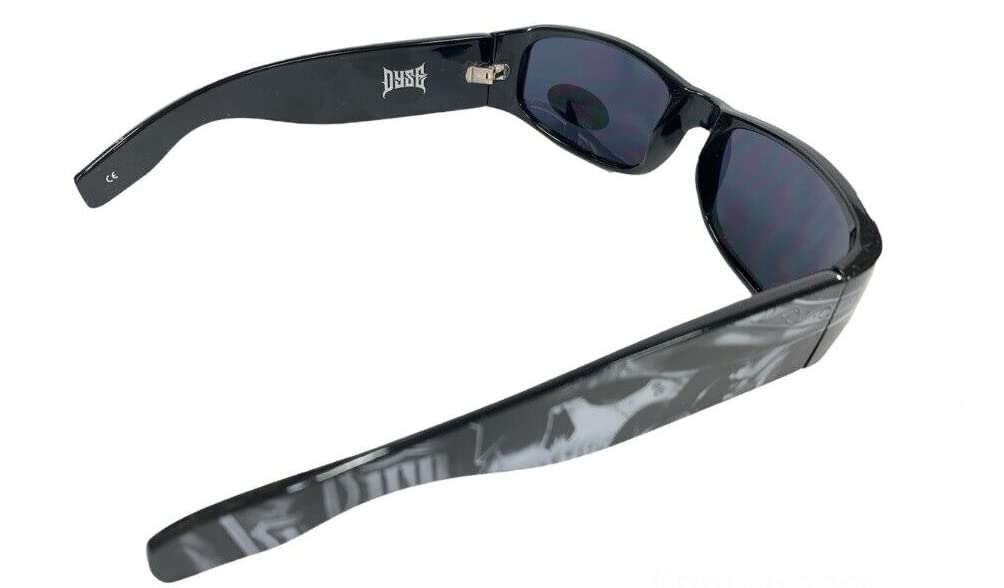 Authentic Dyse One Shades Reina Pirate Queen Skull Black Sunglasses California Lowrider Locs Style