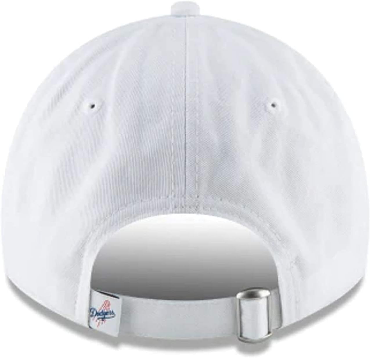 New Era Unisex-Adult MLB Core Classic 9TWENTY White Home Adjustable Hat Cap One Size Fits All - Los Angeles Dodgers White