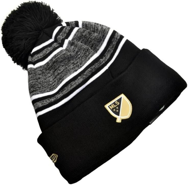 New Era Cap Company, Inc. Los Angeles FC MLS Knitted Bobble Hat, dark blue