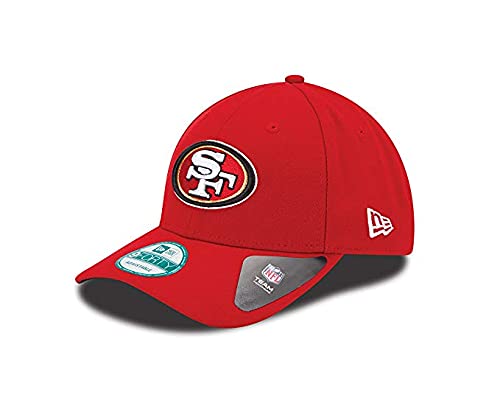 New Era Authentic 9Forty Adjustable Hat Dad Hat Velcro Closure- OSFM (49ers San Francisco Red)