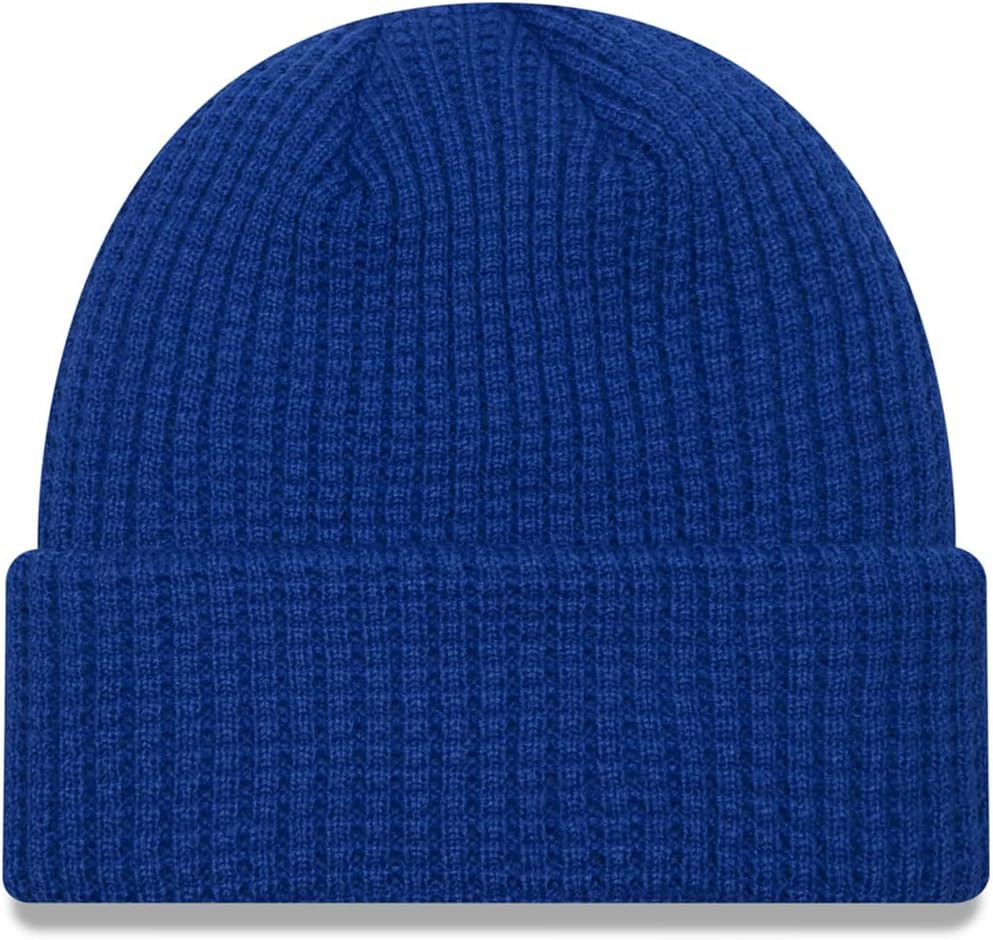 New Era Chicago Cubs Blue Prime Cuff Knit Beanie Hat
