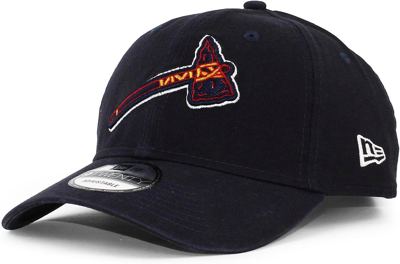 Atlanta Braves Navy Core Classic Secondary 9TWENTY Adjustable Hat