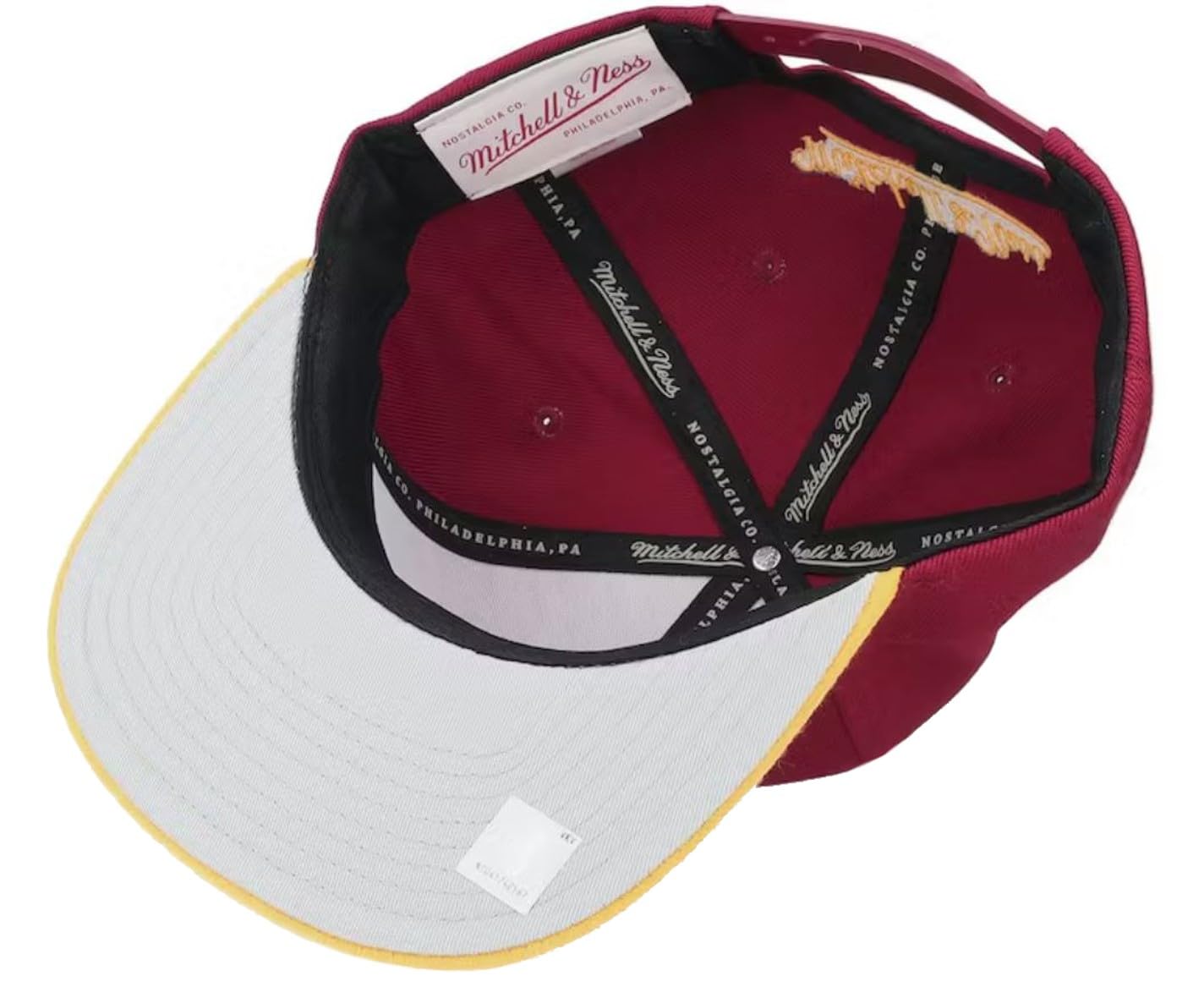 Mitchell & Ness Cleveland Cavaliers Core Basic Snapback Adjustable Hat Cap - Team Colors