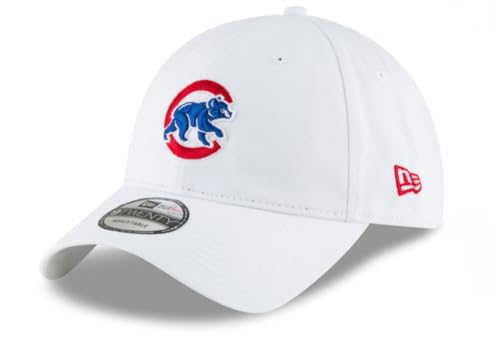 Chicago Cubs MLB Core Classic Primary Relaxed Fit 9TWENTY Hat - White | Adjustable