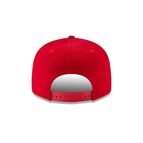 New Era Mens New York Yankees Scarlet Red 9Fifty Adjustable Snapback 950 Cap