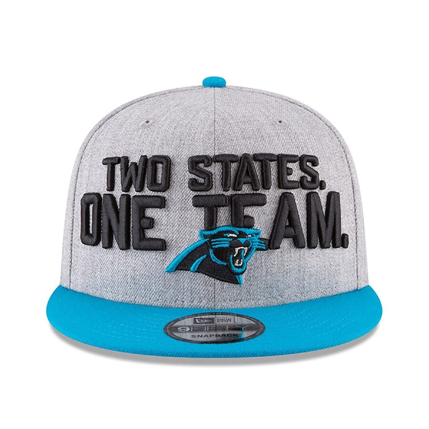 New Era Authentic Exclusive Panthers 9Fifty Snapback /9Twenty/MVP/9Forty Adjustable Hat - OSFM (Heather Gray)