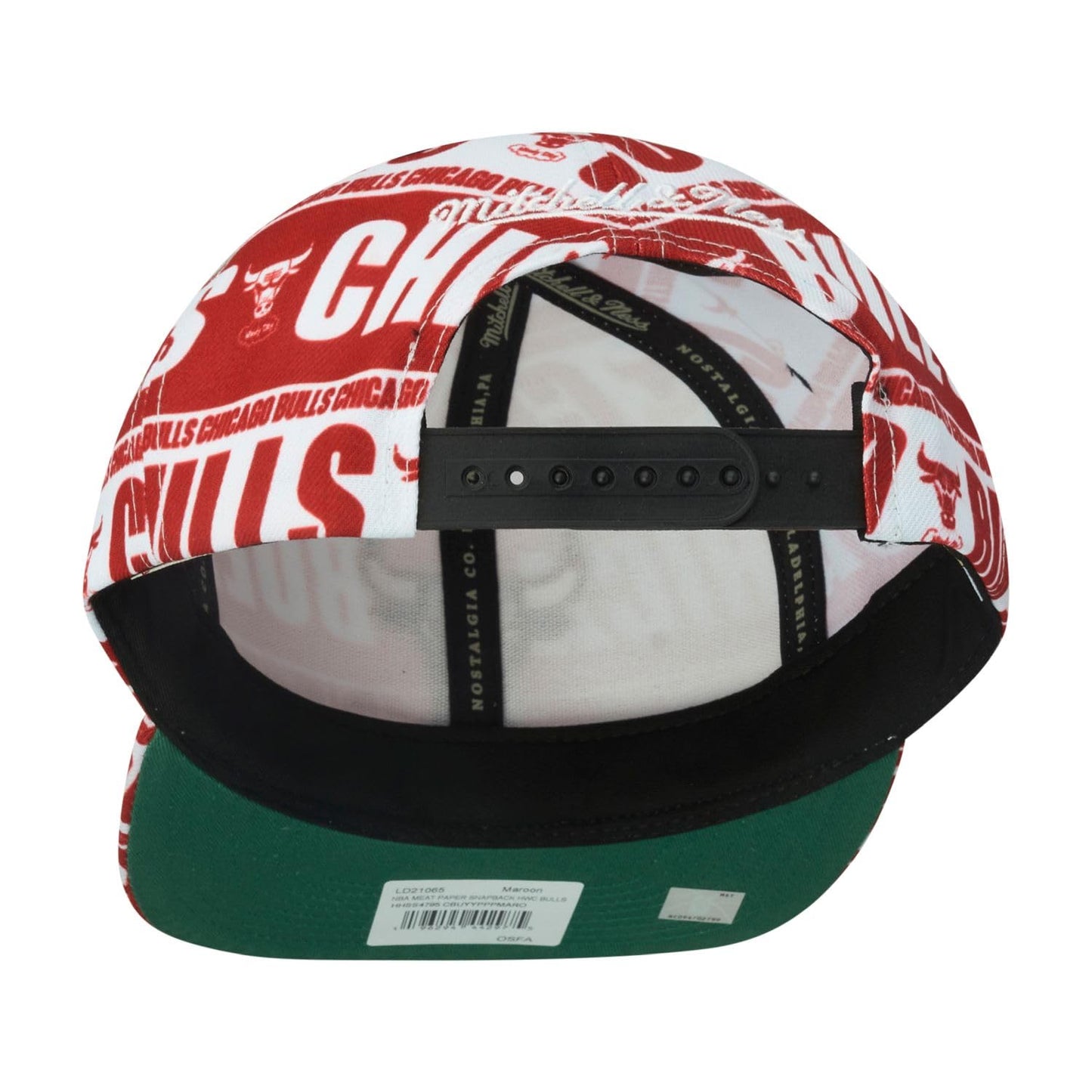 Mitchell & Ness NBA Meat Paper Snapback Hat Cap