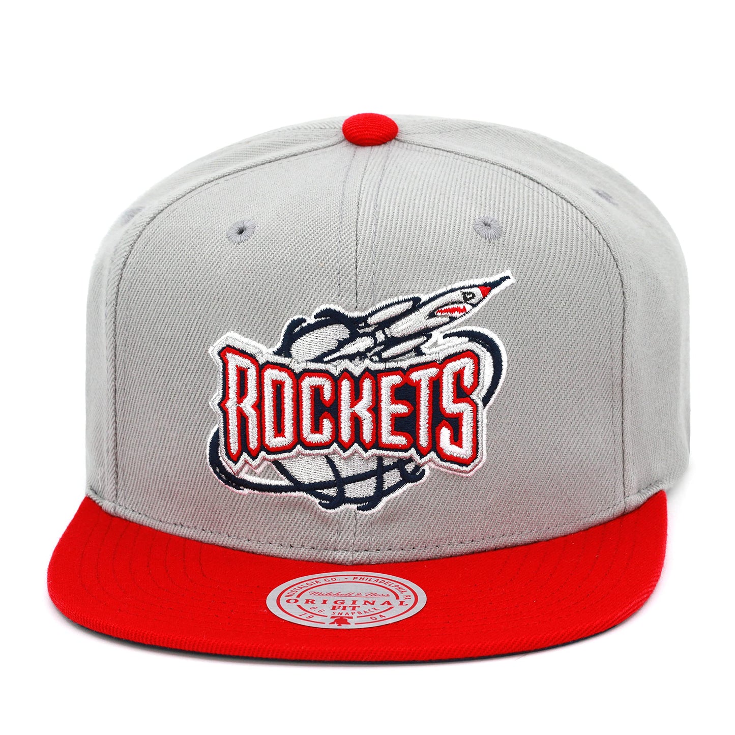 Mitchell & Ness Retro Snapback Hat Adjustable Cap - Natural Off White Logo/Hardwood Classics/Throwback