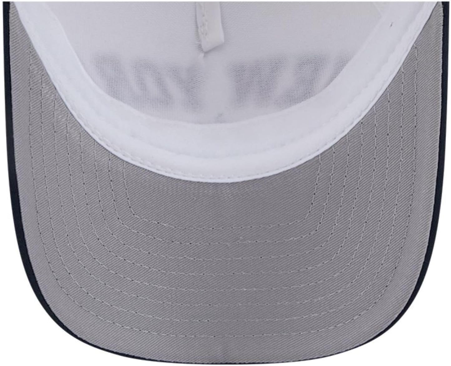 New Era 9FORTY MLB New York Yankees Chrome Arch M-Crown A-Frame Rope Adjustable Trucker Snapback Cap - White