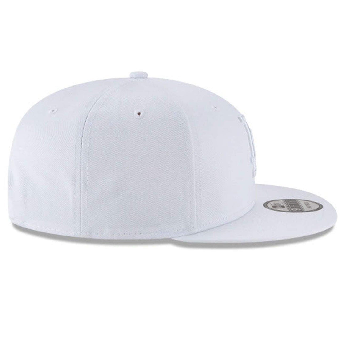 New Era x MLB Men's Los Angeles Dodgers Basic 9Fifty Snapback Hat White Adjustable