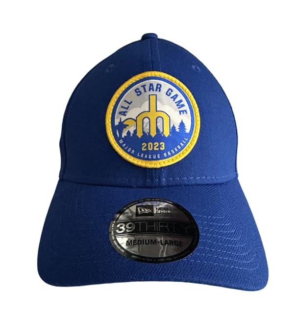 New Era Seattle Mariners 2023 All-Star Game 39THIRTY Flex Fit Cap - M/L Royal Blue
