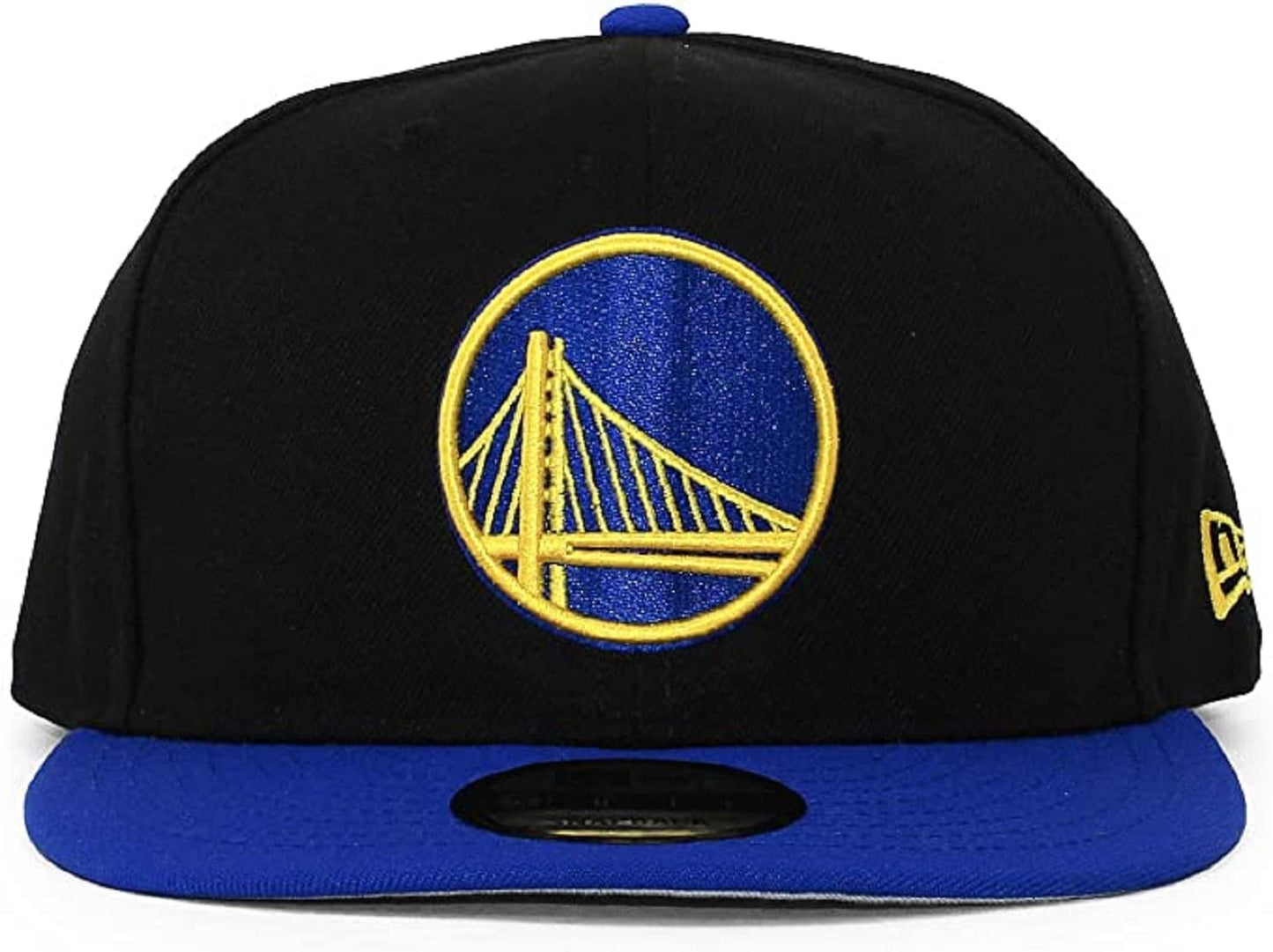 New Era 100% Authentic, Golden State Warriors Adjustable 9Fifty/9Twenty One Size Fit Most (Black)
