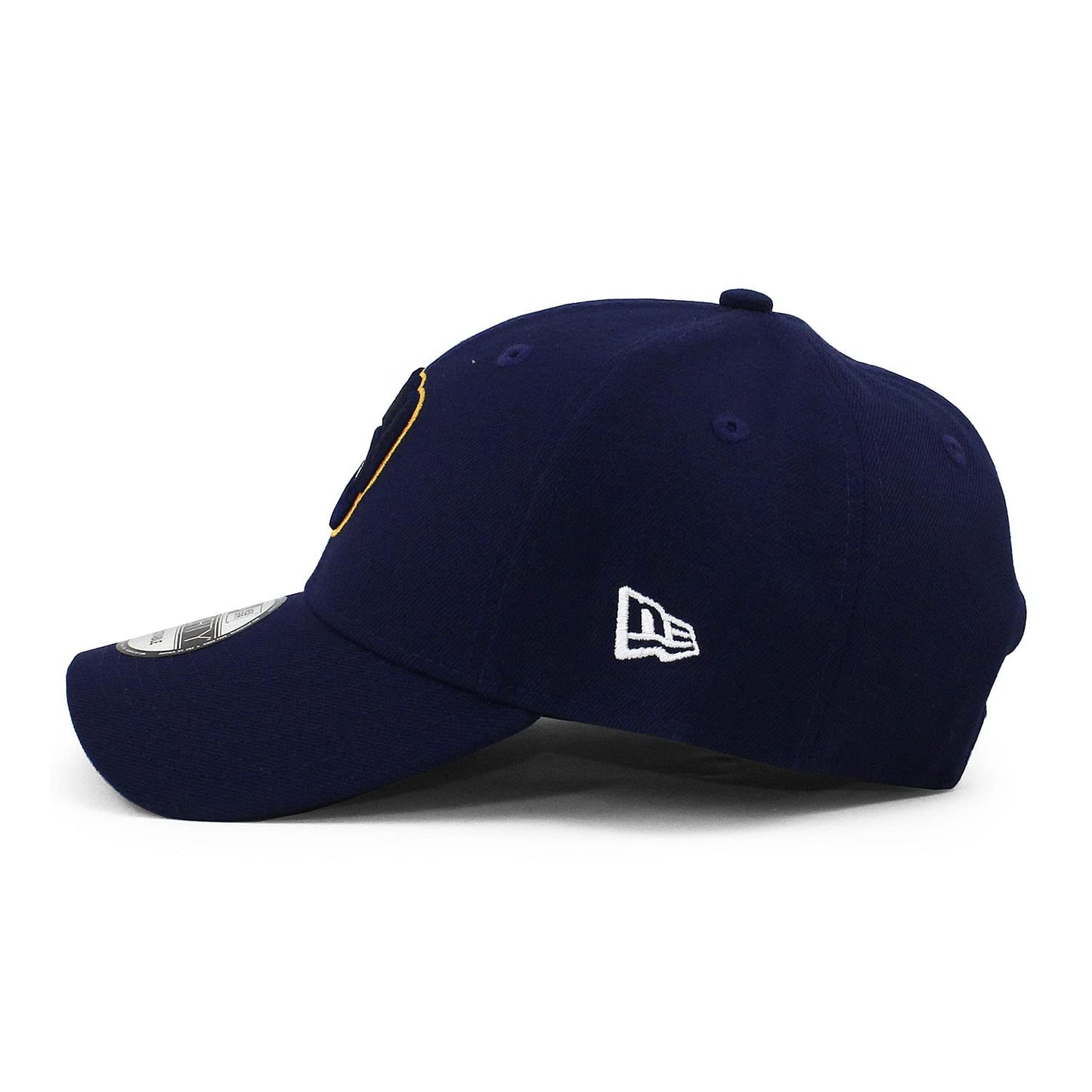 New Era Men's Brewers 9Forty The League Navy Blue Hat 11374166