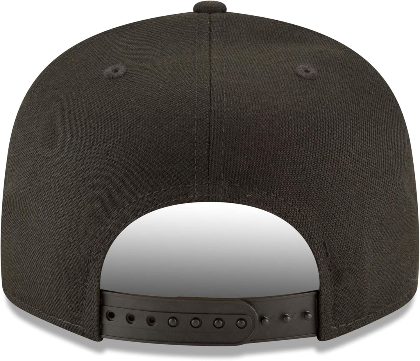 New Era MLB 9FIFTY Black Black Primary Logo Team Adjustable Snapback Hat Cap One Size Fits All