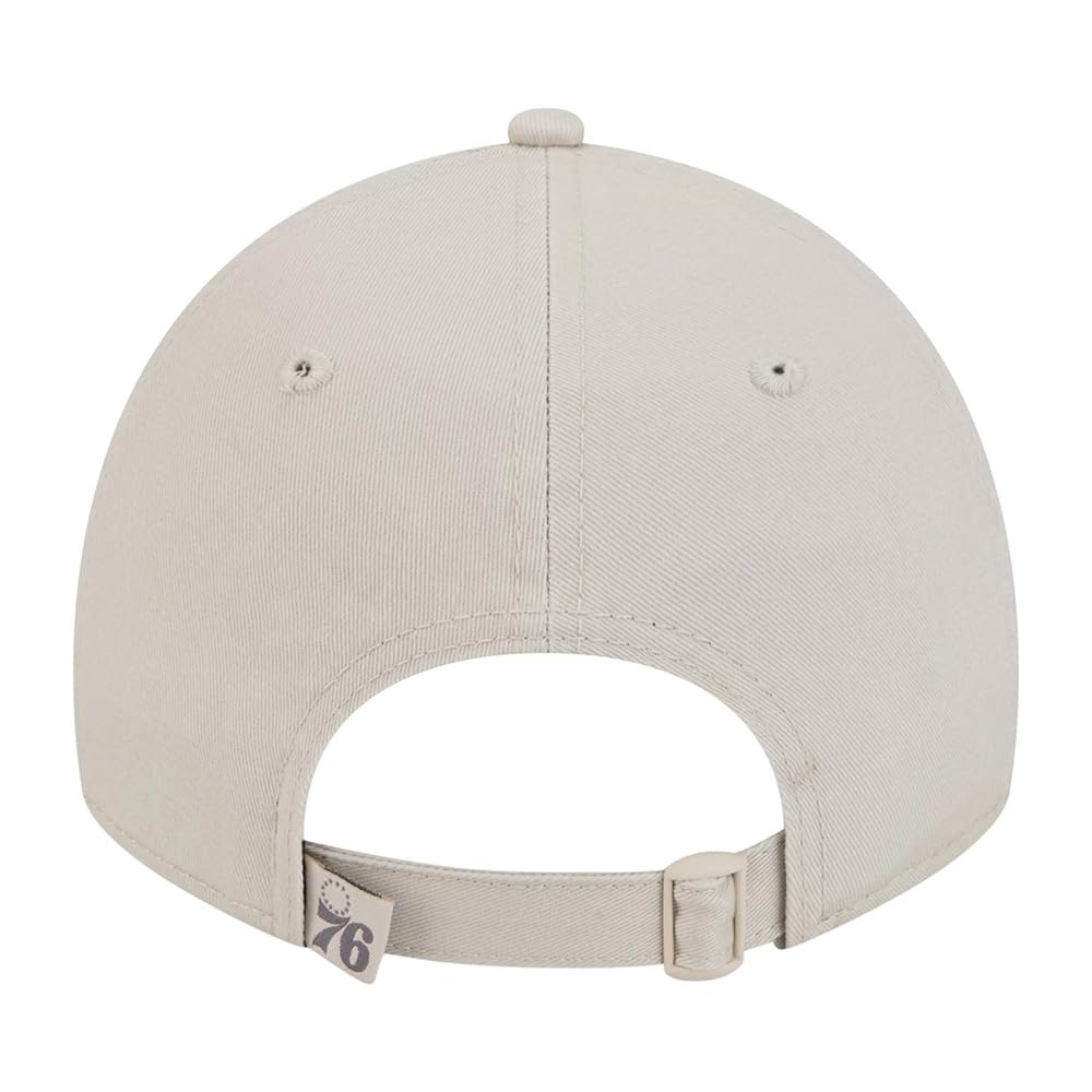New Era Philadelphia 76ers 9TWENTY Color Pack Core Classic Strapback Cap, Adjustable Hat Beige