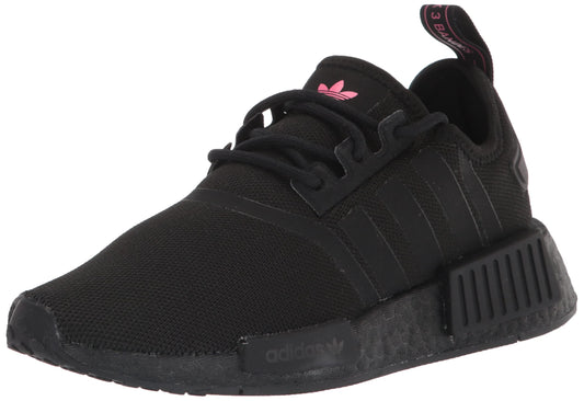 adidas Originals womens Nmd_r1's Sneaker, Core Black/Core Black/Solar Pink, 10.5 US