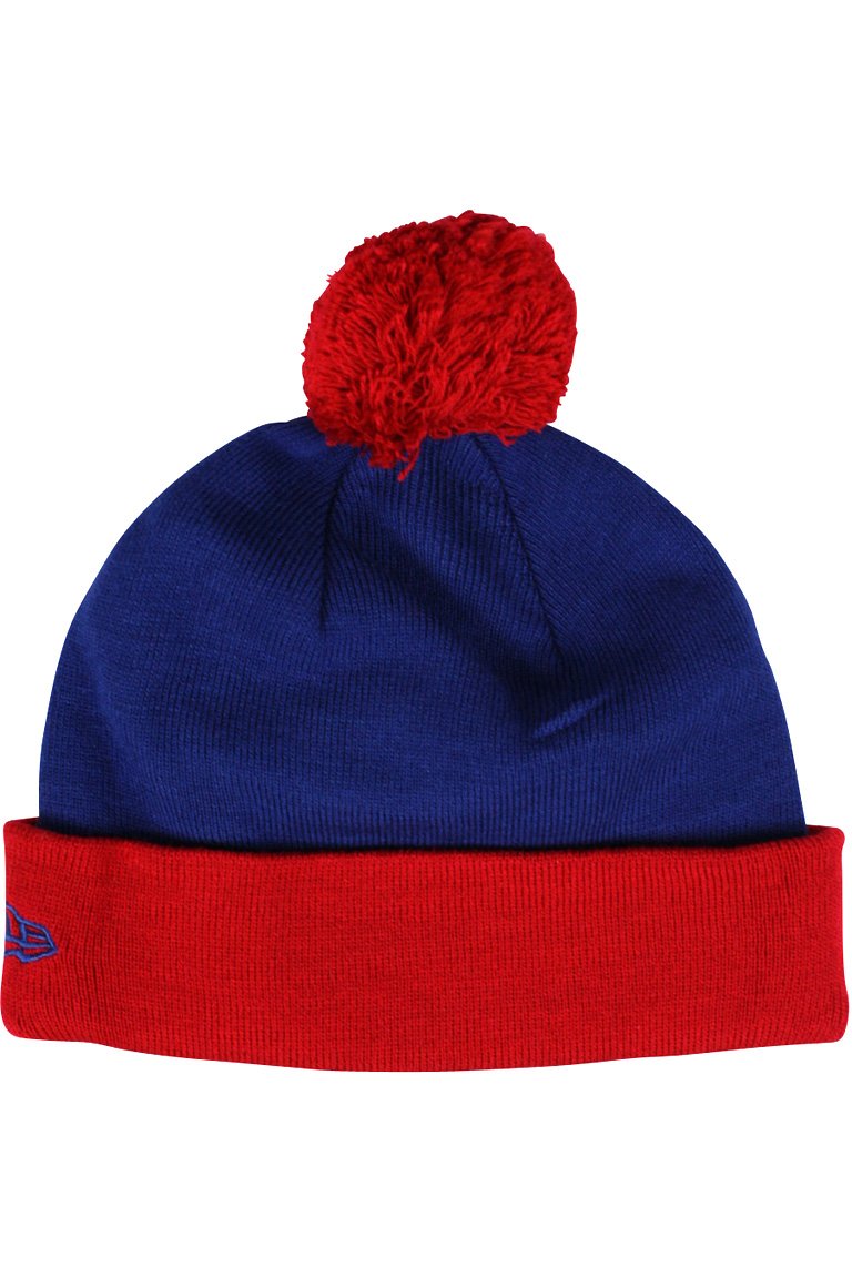 MLB New Era Philadelphia Phillies Circle Knit Beanie - Red/Royal Blue