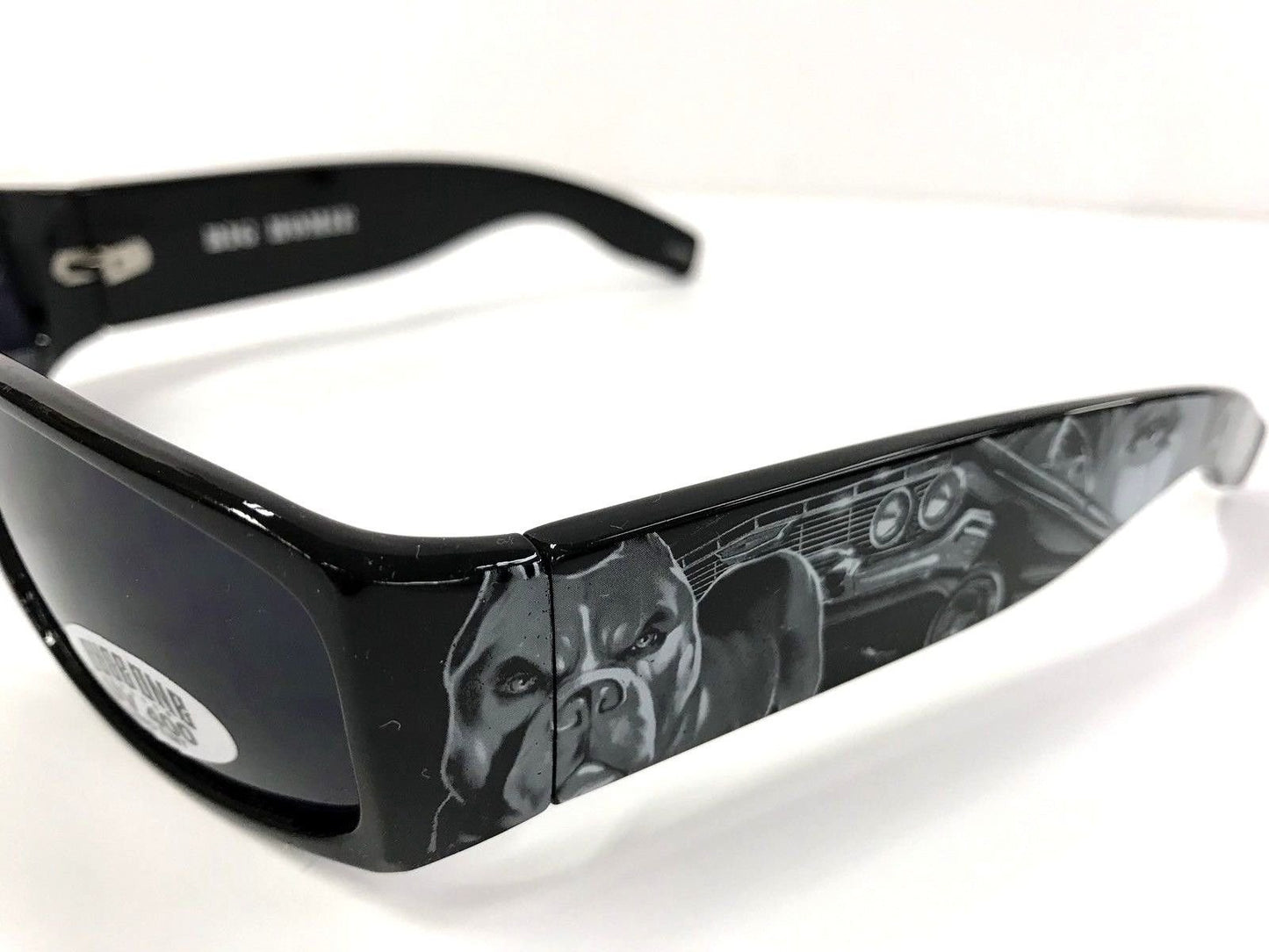 DYSE ONE Shades Pit Bull Impala Black Grey Sunglasses California Lowrider Style