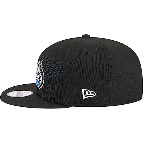 New Era Mens Draft 2023 9fifty Snapback Hat Cap (US, Alpha, One Size, Black, Orlando Magic)