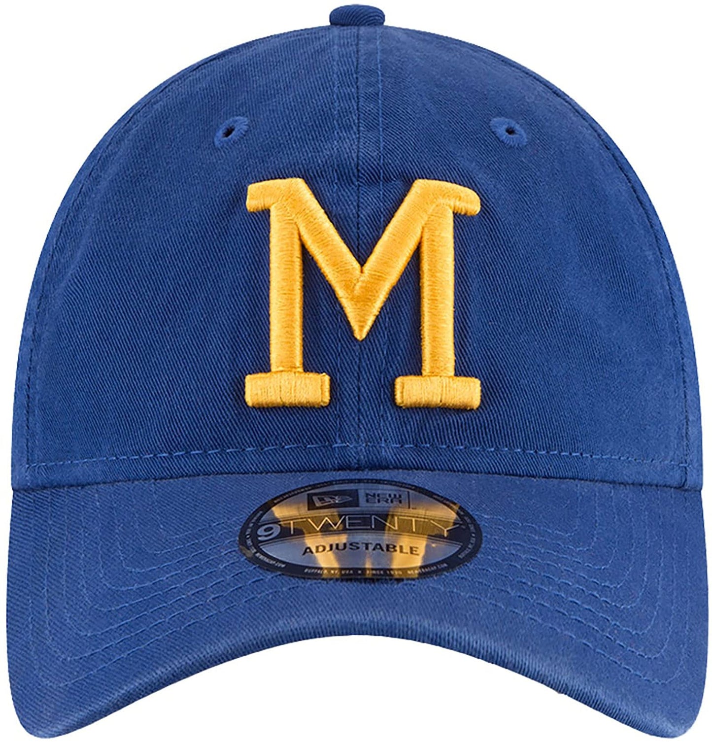 New Era Milwaukee Brewers Cooperstown Collection Core Classic Twill 9TWENTY Adjustable Hat Blue