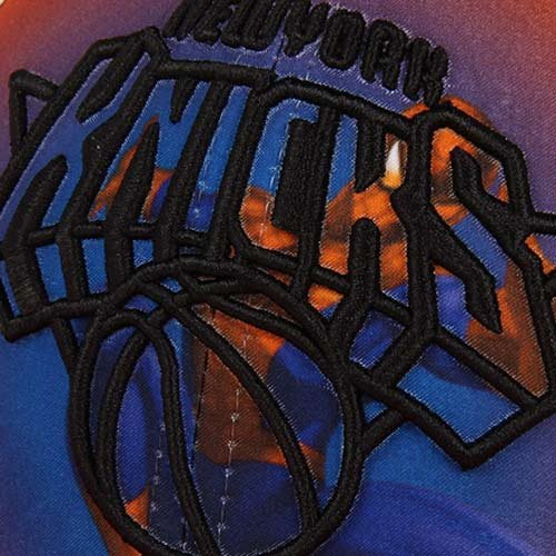 New Era New York Knicks Marvel Hero 9Fifty Snapback Hat Royal BlueOrange